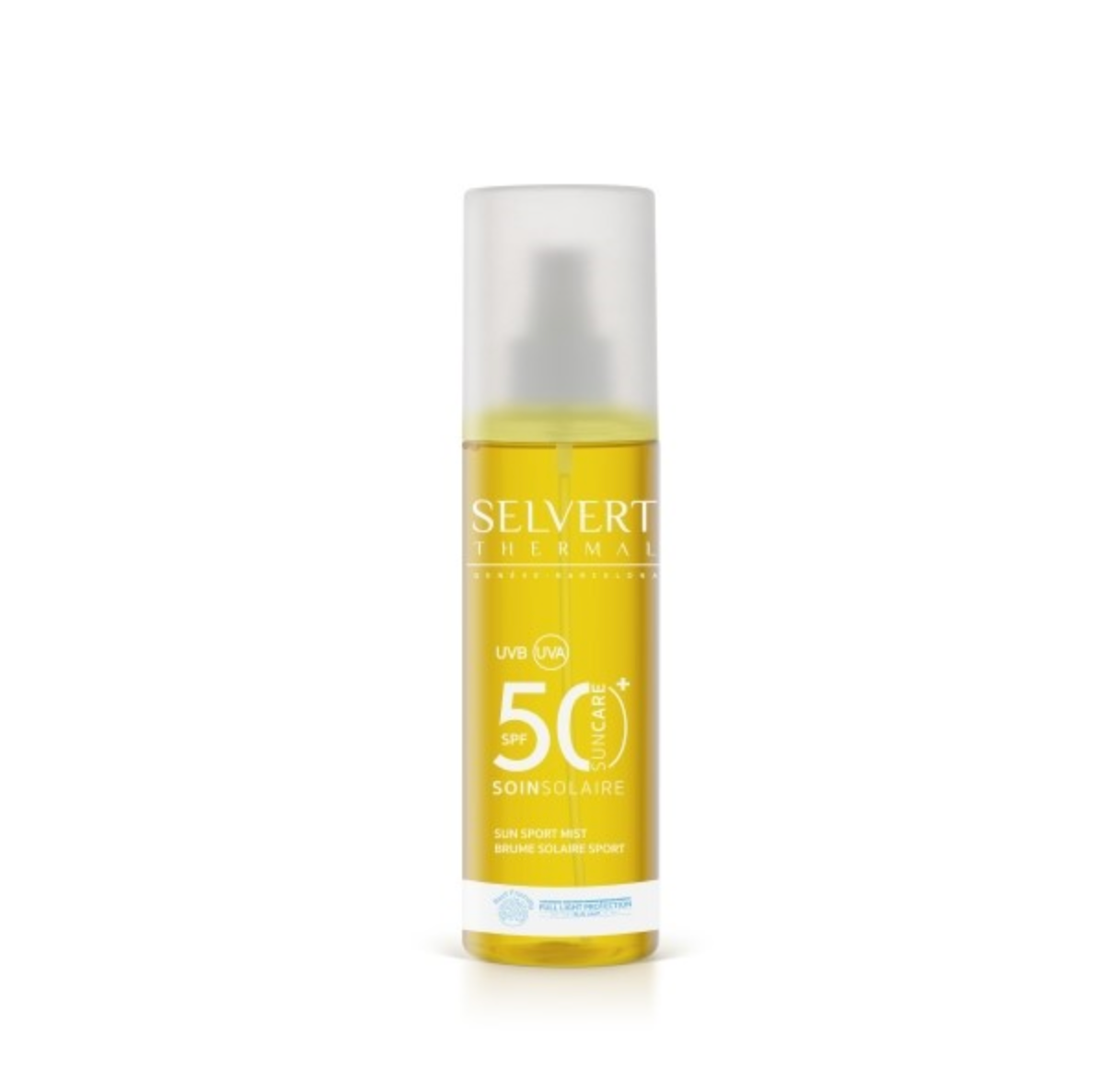 Selvert Thermal SUN SPORT MIST SPF 50+ | Apsauginė bealiejinė dulksna kūnui