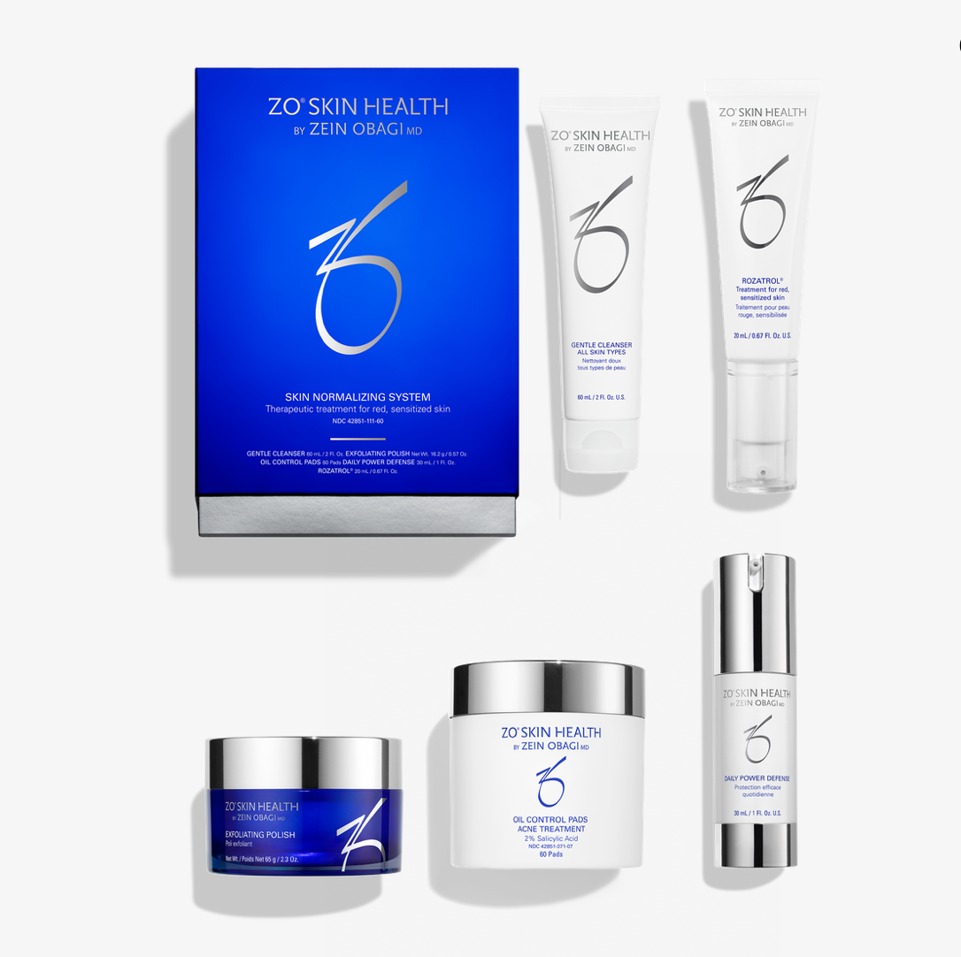 ZO Skin Health SKIN NORMALIZING SYSTEM | Raudonį mažinantis rinkinys