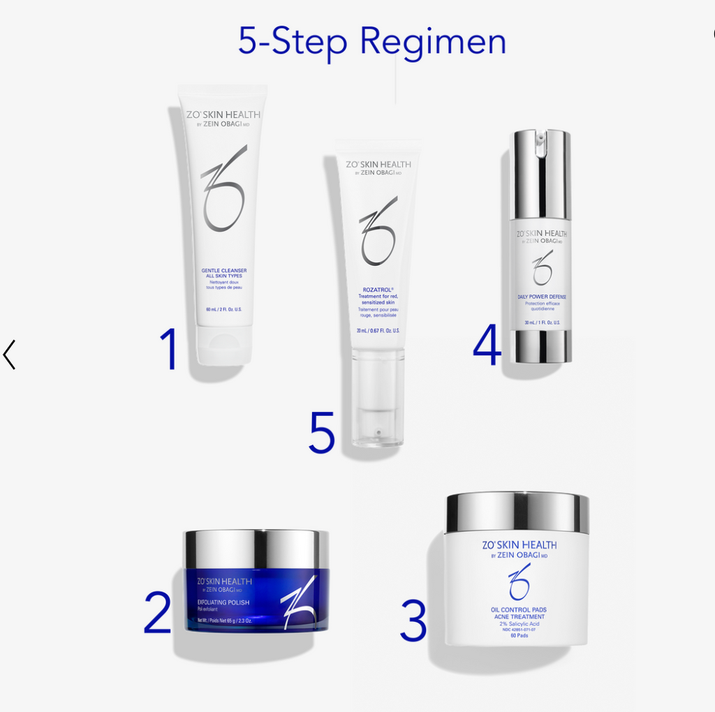 ZO Skin Health SKIN NORMALIZING SYSTEM | Raudonį mažinantis rinkinys