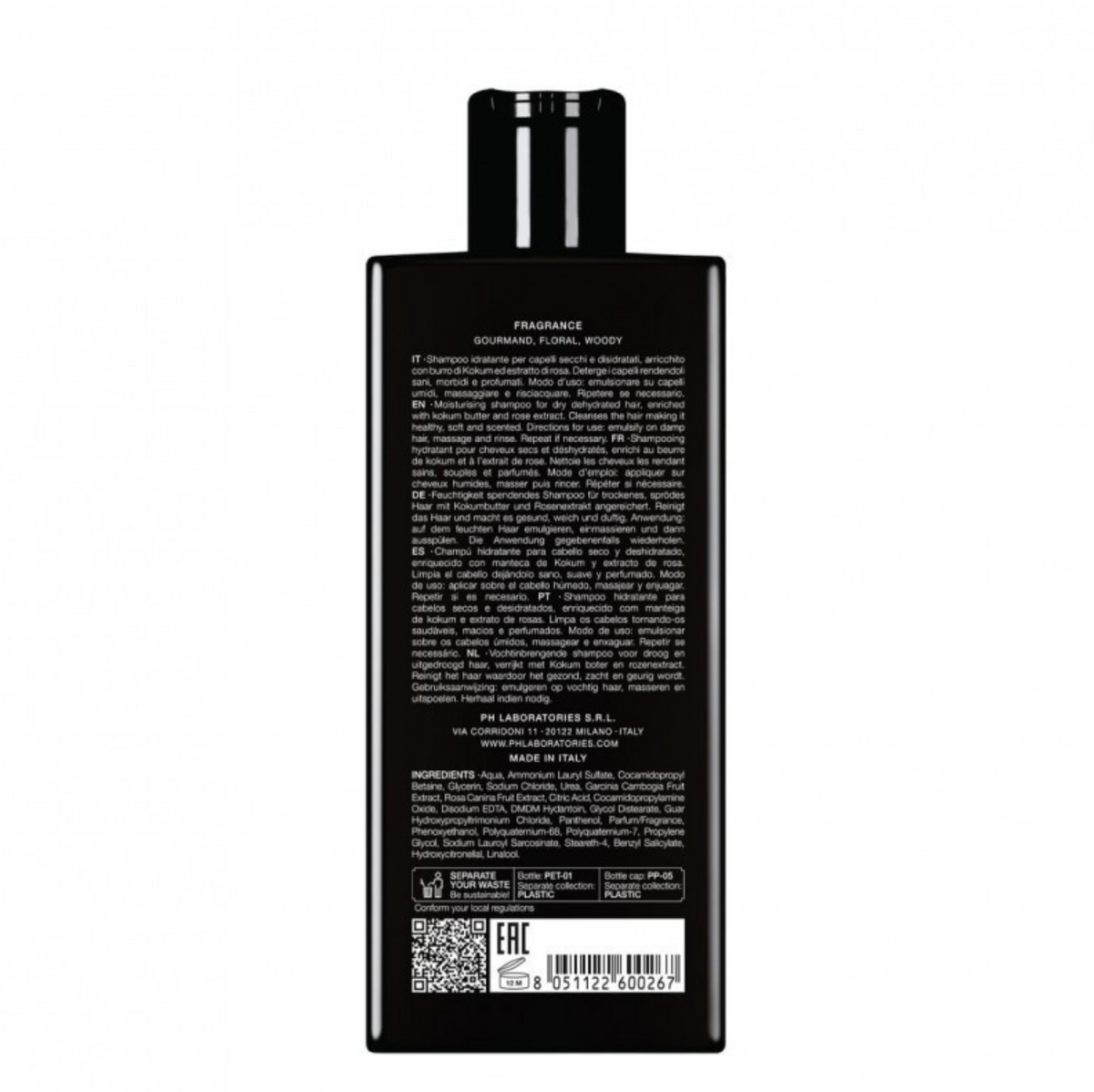 pH Laboratories DEEP MOISTURE | Giliai drėkinantis šampūnas